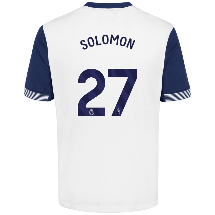 Criança Camisola Manor Solomon #27 Azul Branco Principal 2024/25 Camisa Brasil