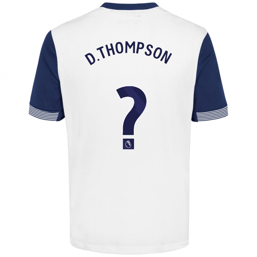 Criança Camisola Dylan Thompson #0 Azul Branco Principal 2024/25 Camisa Brasil