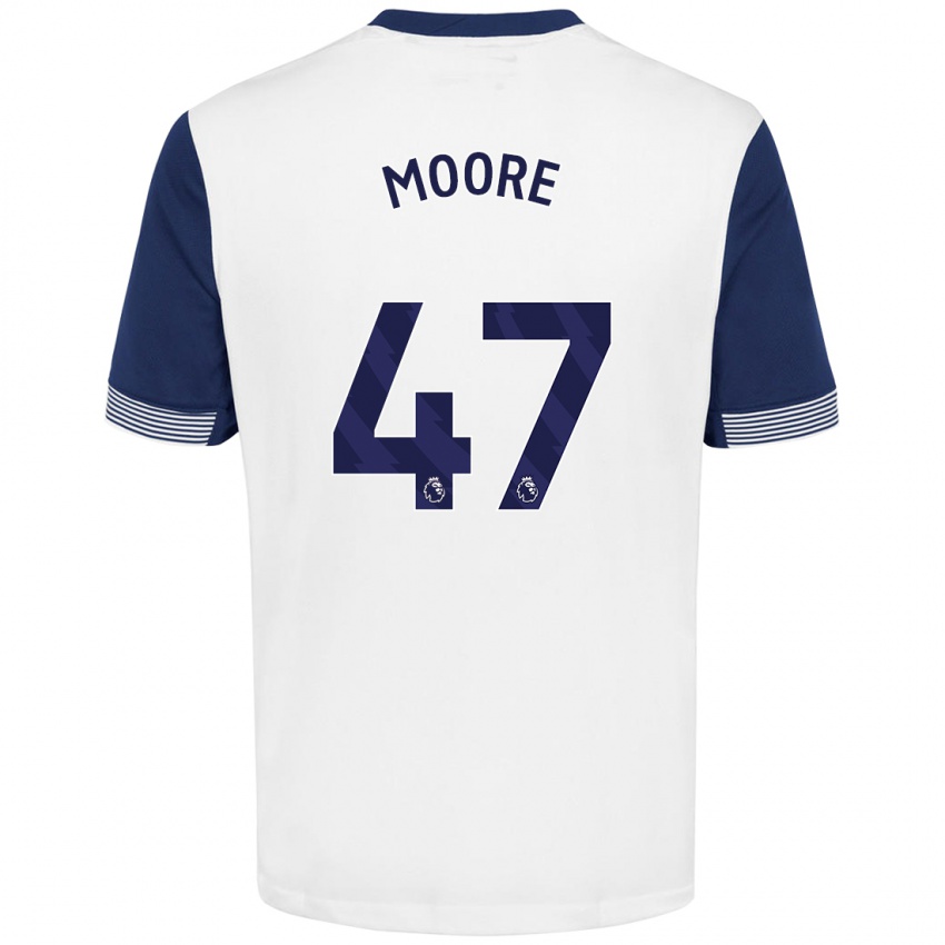 Criança Camisola Mikey Moore #47 Azul Branco Principal 2024/25 Camisa Brasil