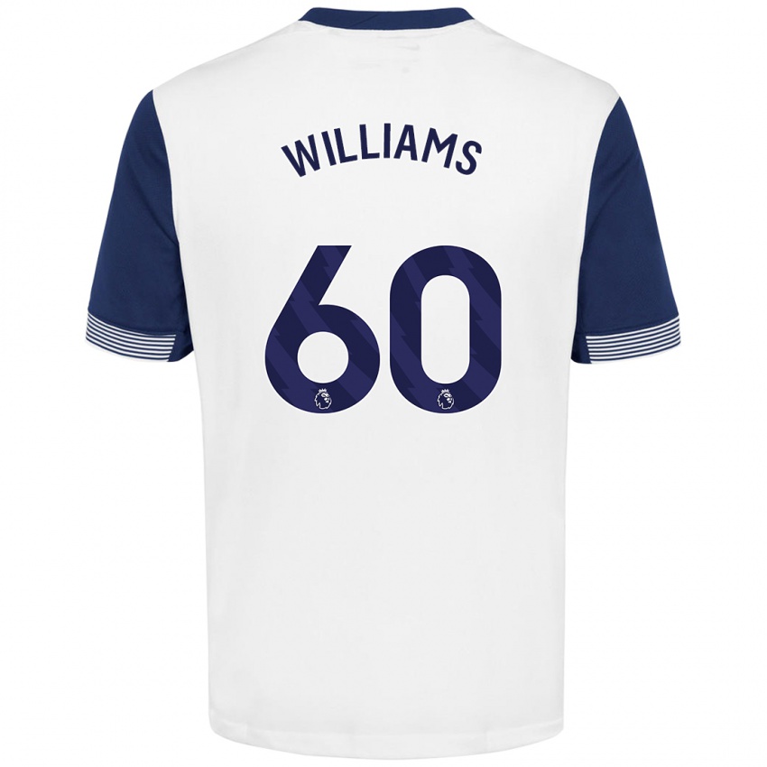 Criança Camisola Jaden Williams #60 Azul Branco Principal 2024/25 Camisa Brasil