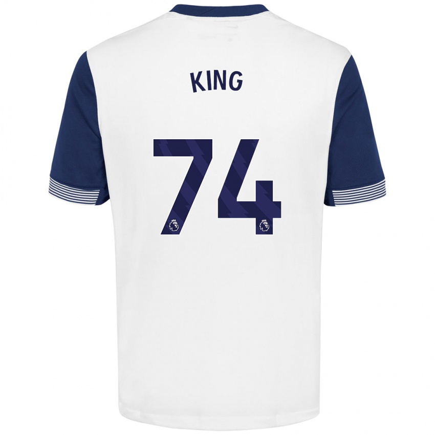 Criança Camisola Maeson King #74 Azul Branco Principal 2024/25 Camisa Brasil