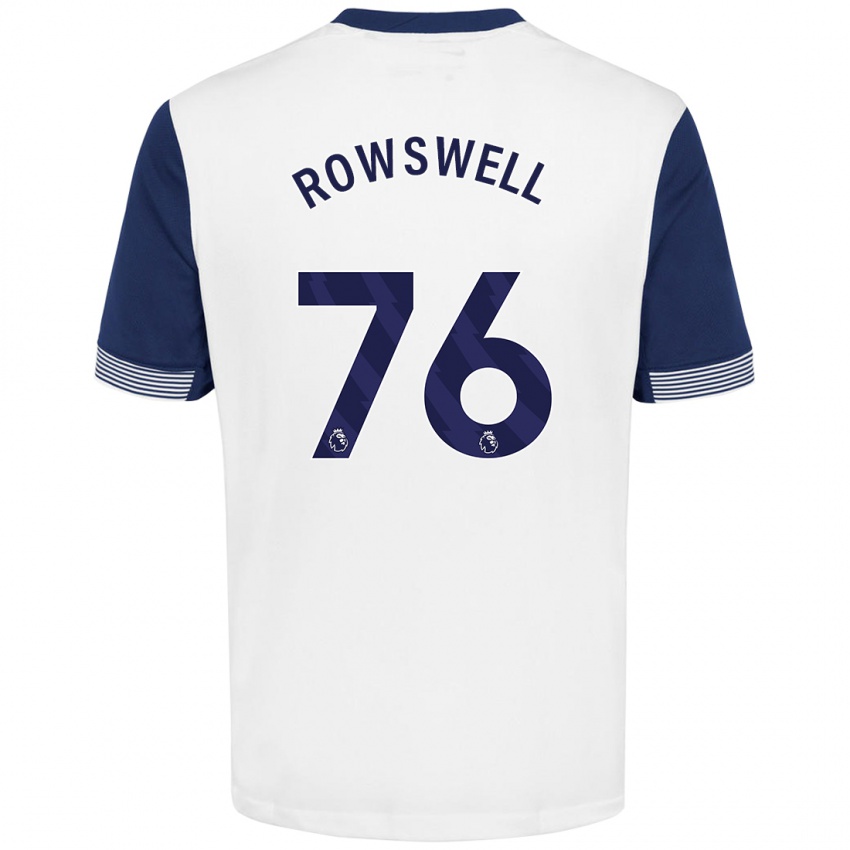 Criança Camisola James Rowswell #76 Azul Branco Principal 2024/25 Camisa Brasil