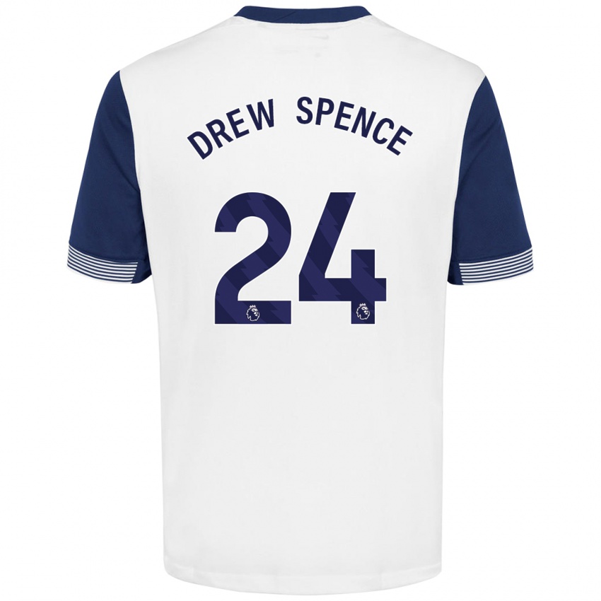 Criança Camisola Drew Spence #24 Azul Branco Principal 2024/25 Camisa Brasil