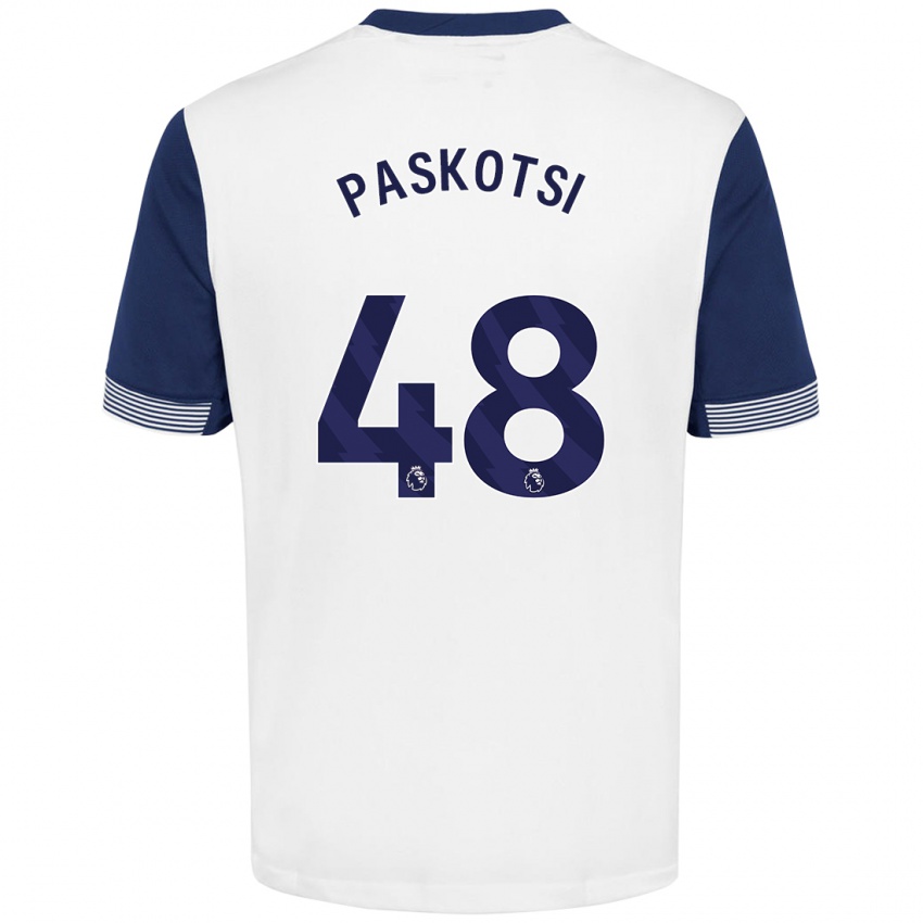 Criança Camisola Maksim Paskotsi #48 Azul Branco Principal 2024/25 Camisa Brasil