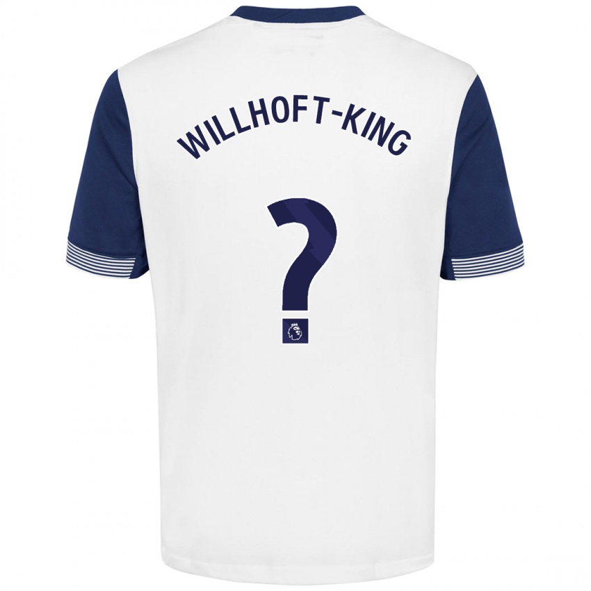 Criança Camisola Han Willhoft-King #0 Azul Branco Principal 2024/25 Camisa Brasil