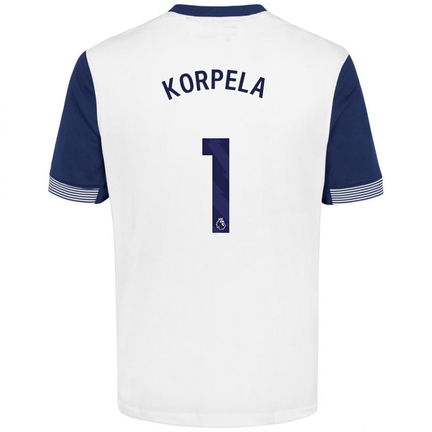 Criança Camisola Tinja-Riikka Korpela #1 Azul Branco Principal 2024/25 Camisa Brasil