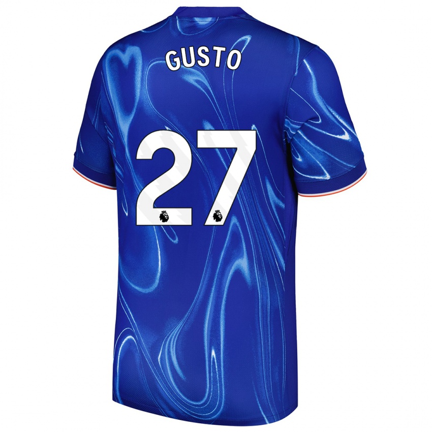 Criança Camisola Malo Gusto #27 Branco Azul Principal 2024/25 Camisa Brasil