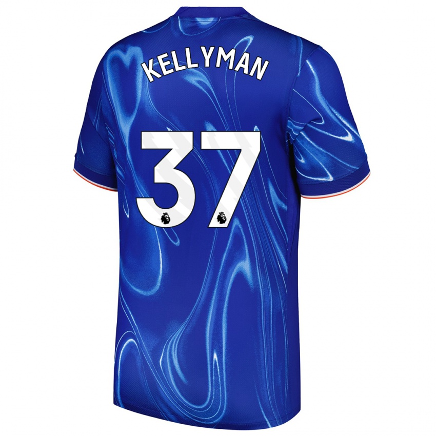 Criança Camisola Omari Kellyman #37 Branco Azul Principal 2024/25 Camisa Brasil