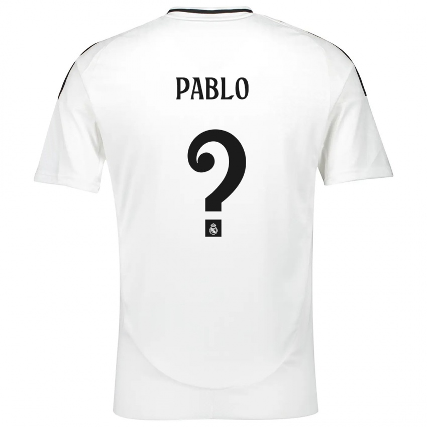 Criança Camisola Pablo Ramón #0 Branco Principal 2024/25 Camisa Brasil