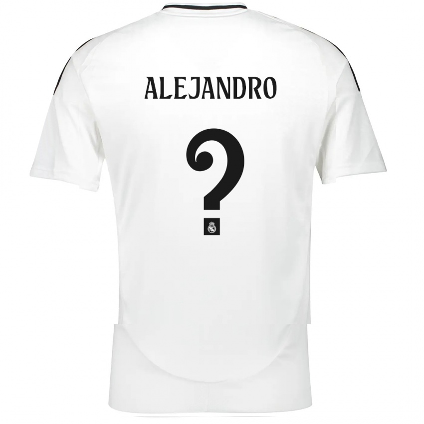 Criança Camisola Alejandro Hernández #0 Branco Principal 2024/25 Camisa Brasil