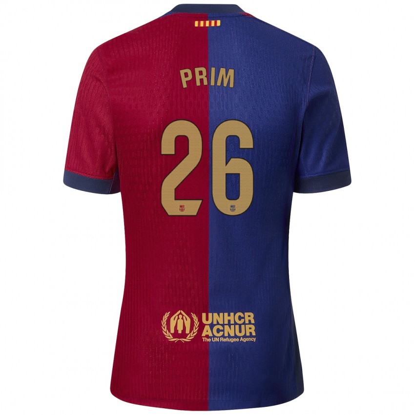 Criança Camisola Pau Prim #26 Azul Vermelho Principal 2024/25 Camisa Brasil