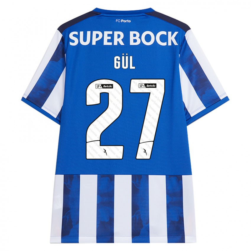 Criança Camisola Deniz Gül #27 Azul Azul Principal 2024/25 Camisa Brasil