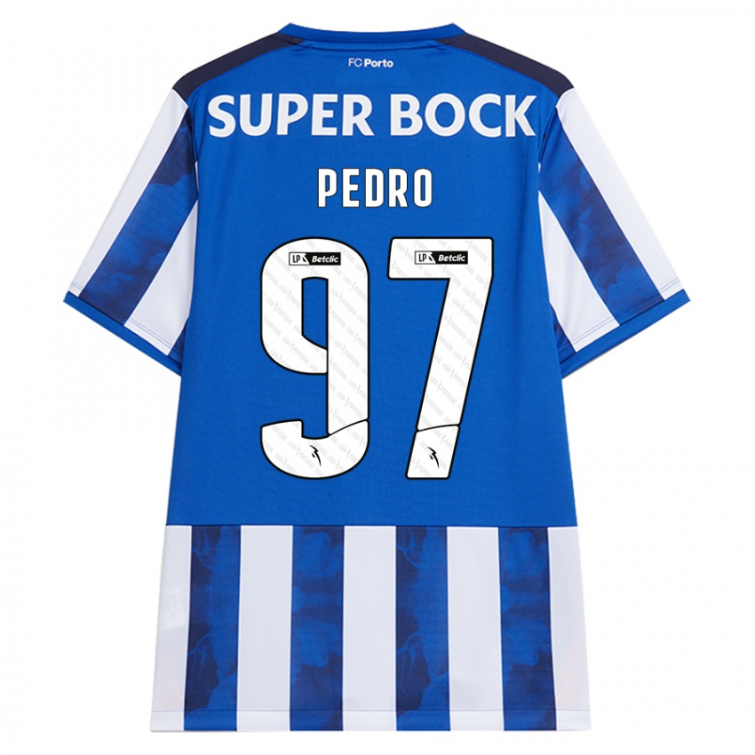 Criança Camisola Zé Pedro #97 Azul Azul Principal 2024/25 Camisa Brasil