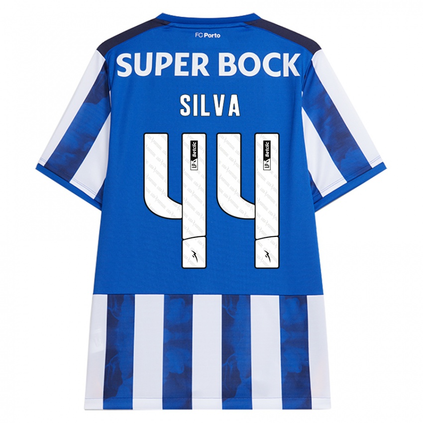 Criança Camisola Felipe Silva #44 Azul Azul Principal 2024/25 Camisa Brasil