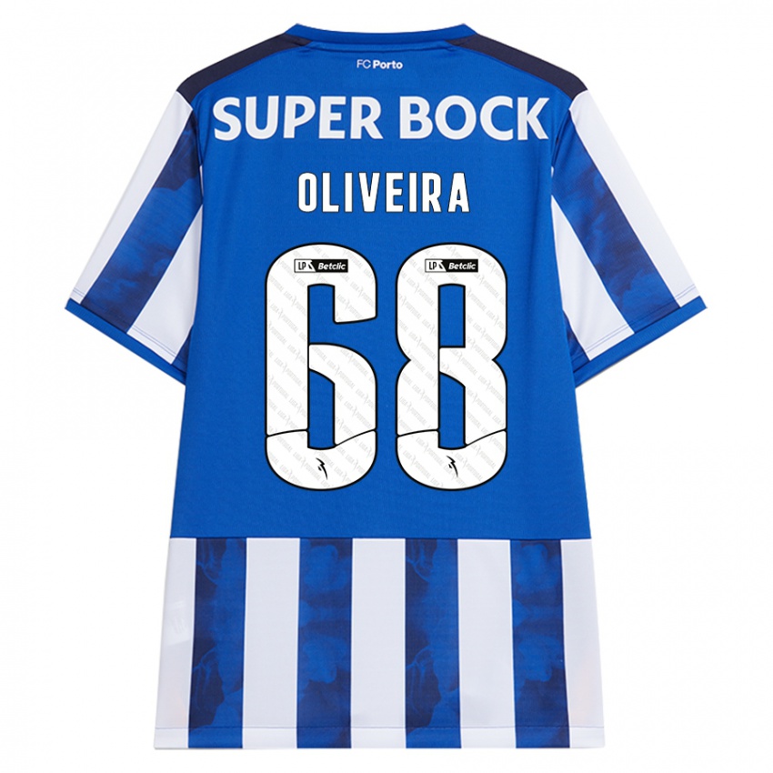 Criança Camisola André Oliveira #68 Azul Azul Principal 2024/25 Camisa Brasil