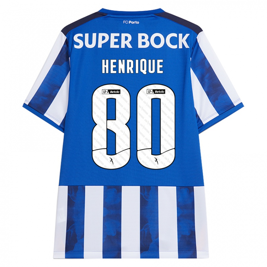 Criança Camisola Kaio Henrique #80 Azul Azul Principal 2024/25 Camisa Brasil