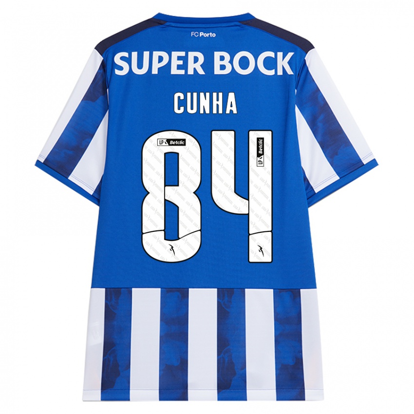 Criança Camisola Martim Cunha #84 Azul Azul Principal 2024/25 Camisa Brasil