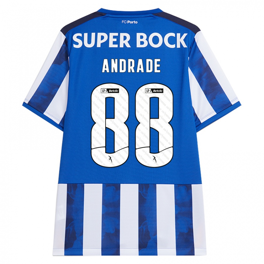 Criança Camisola Domingos Andrade #88 Azul Azul Principal 2024/25 Camisa Brasil