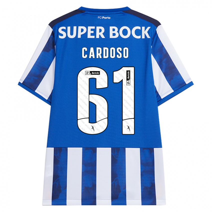 Criança Camisola Ivan Cardoso #61 Azul Azul Principal 2024/25 Camisa Brasil