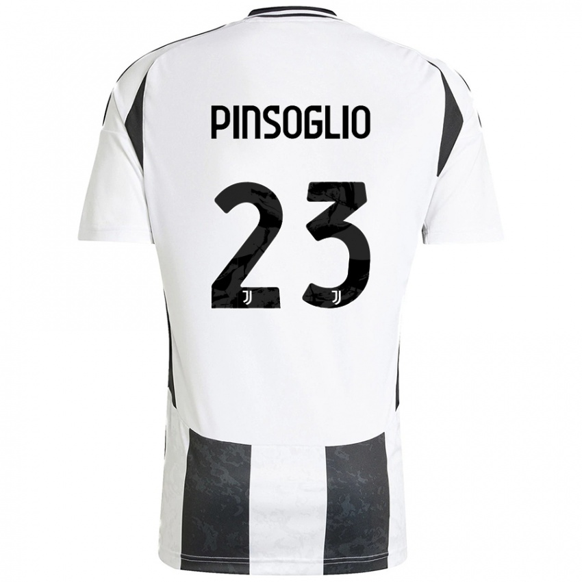 Criança Camisola Carlo Pinsoglio #23 Preto Branco Principal 2024/25 Camisa Brasil