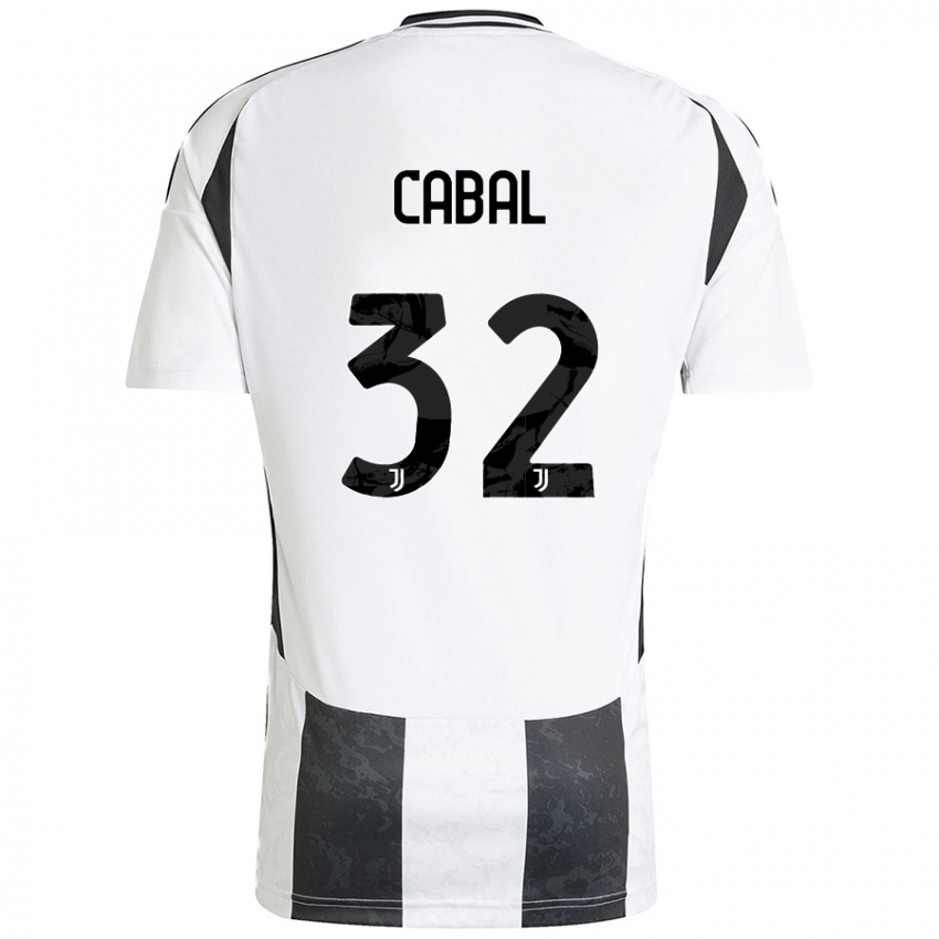 Criança Camisola Juan Cabal #32 Preto Branco Principal 2024/25 Camisa Brasil