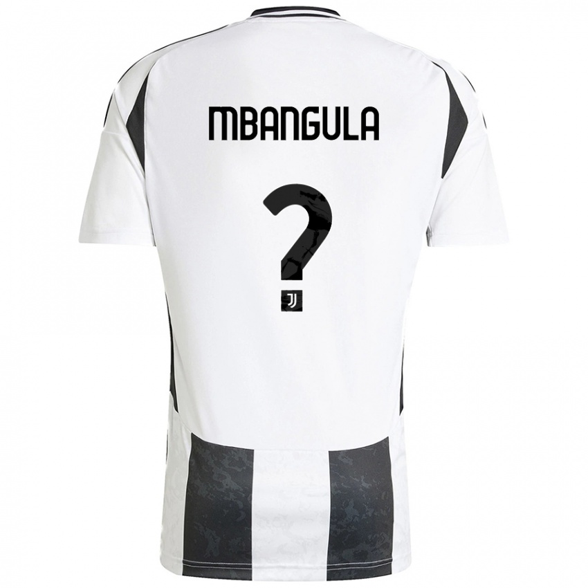 Criança Camisola Samuel Mbangula #0 Preto Branco Principal 2024/25 Camisa Brasil