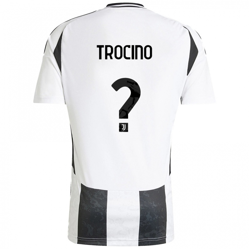 Criança Camisola Luca Trocino #0 Preto Branco Principal 2024/25 Camisa Brasil