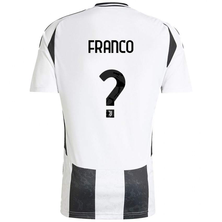 Criança Camisola Christian Franco #0 Preto Branco Principal 2024/25 Camisa Brasil