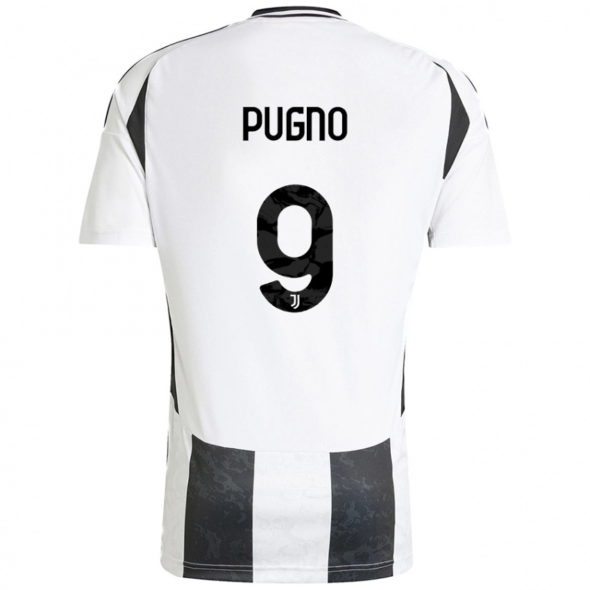 Criança Camisola Diego Pugno #9 Preto Branco Principal 2024/25 Camisa Brasil