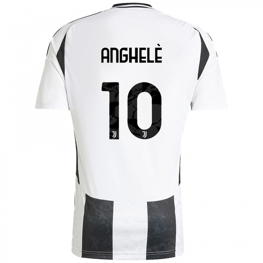 Criança Camisola Lorenzo Anghelè #10 Preto Branco Principal 2024/25 Camisa Brasil