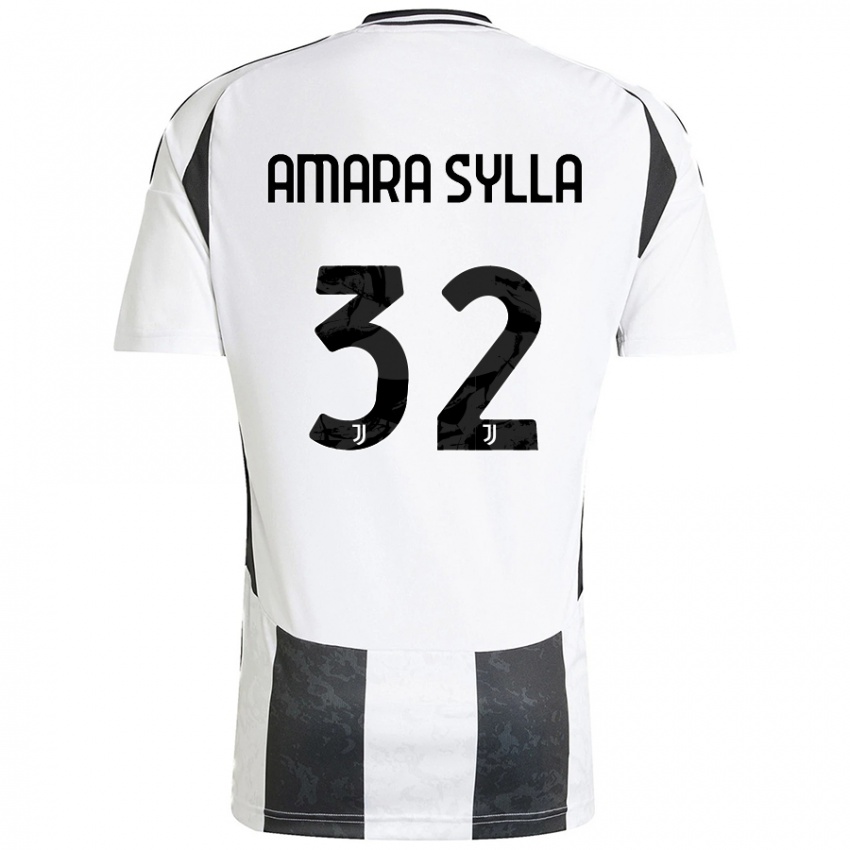 Criança Camisola Idris Amara Sylla #32 Preto Branco Principal 2024/25 Camisa Brasil