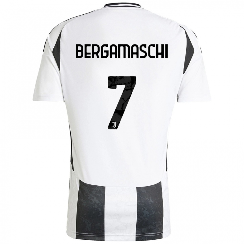 Criança Camisola Valentina Bergamaschi #7 Preto Branco Principal 2024/25 Camisa Brasil