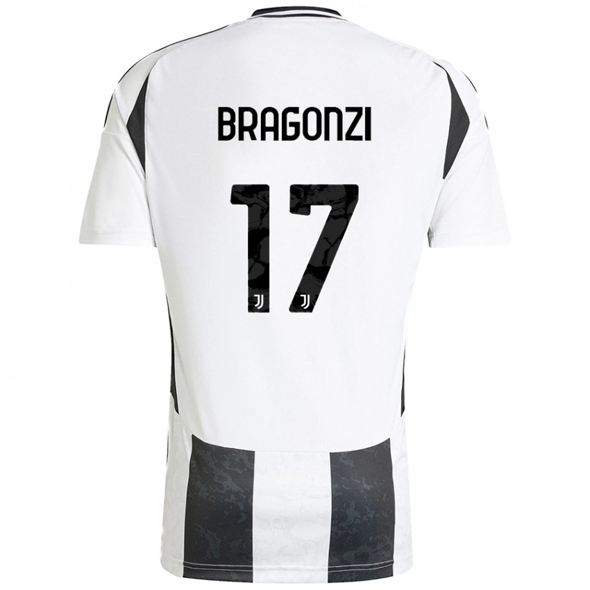 Criança Camisola Asia Bragonzi #17 Preto Branco Principal 2024/25 Camisa Brasil