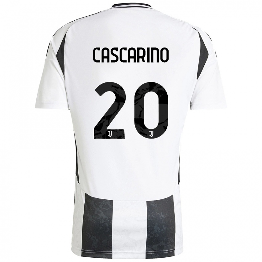 Criança Camisola Estelle Cascarino #20 Preto Branco Principal 2024/25 Camisa Brasil