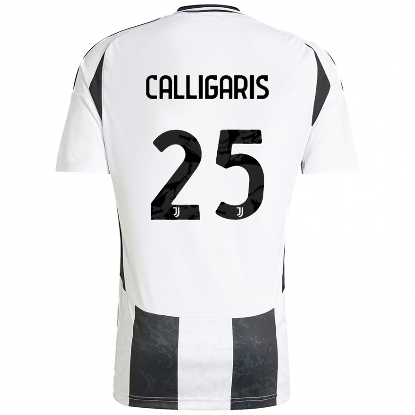 Criança Camisola Viola Calligaris #25 Preto Branco Principal 2024/25 Camisa Brasil