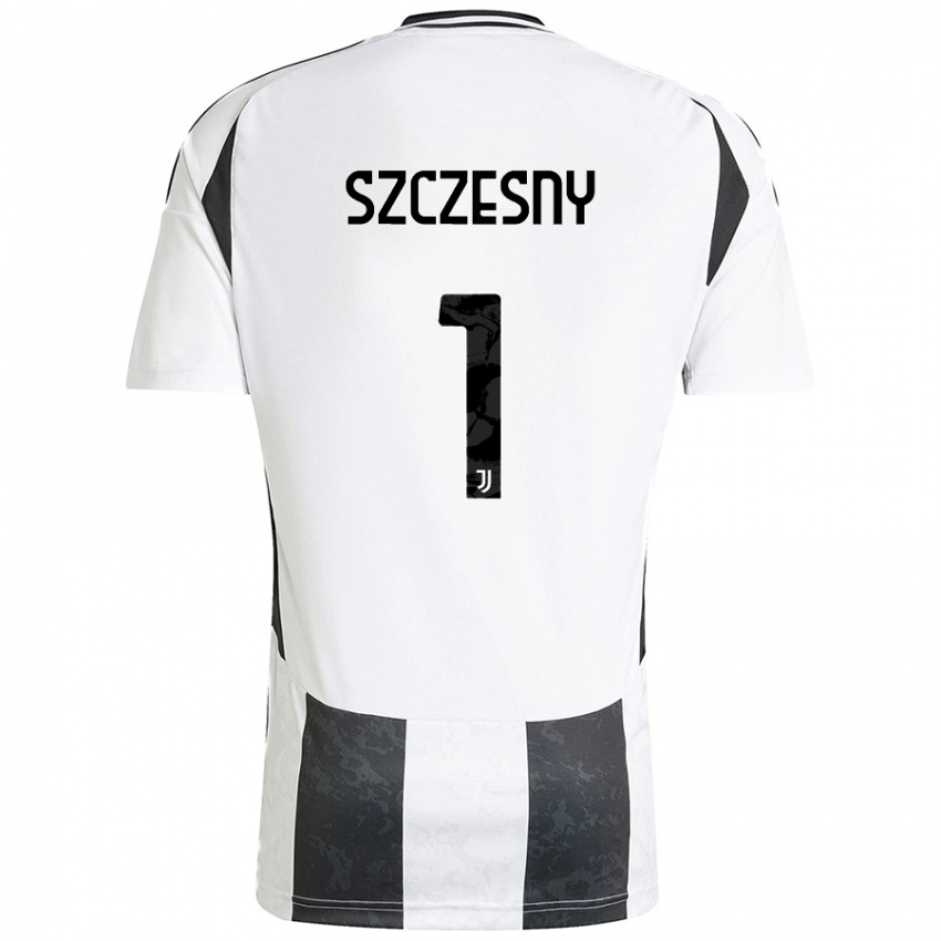 Criança Camisola Wojciech Szczesny #1 Preto Branco Principal 2024/25 Camisa Brasil