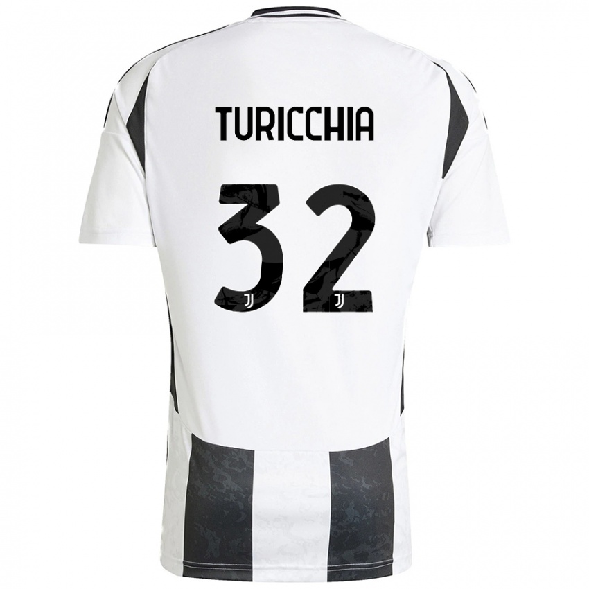 Criança Camisola Riccardo Turicchia #32 Preto Branco Principal 2024/25 Camisa Brasil