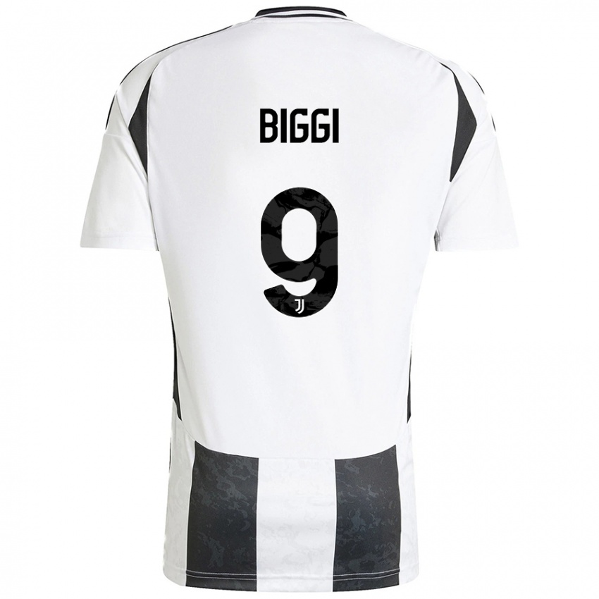 Criança Camisola Silvano Biggi #9 Preto Branco Principal 2024/25 Camisa Brasil