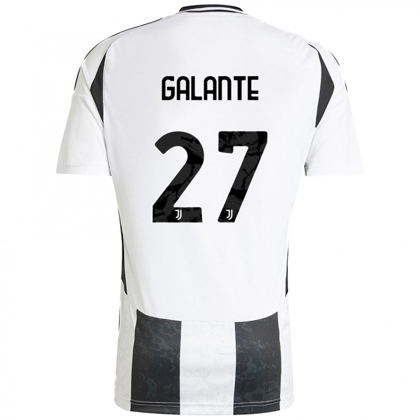 Criança Camisola Tommaso Galante #27 Preto Branco Principal 2024/25 Camisa Brasil