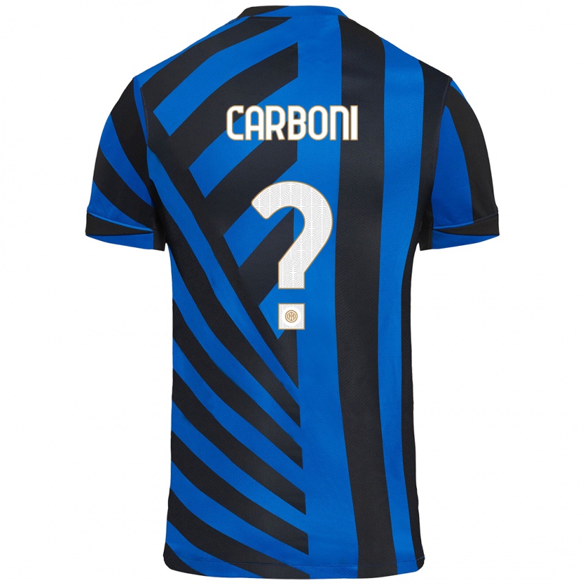 Criança Camisola Franco Carboni #0 Azul Preto Principal 2024/25 Camisa Brasil