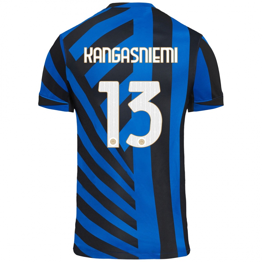 Criança Camisola Ilari Kangasniemi #13 Azul Preto Principal 2024/25 Camisa Brasil