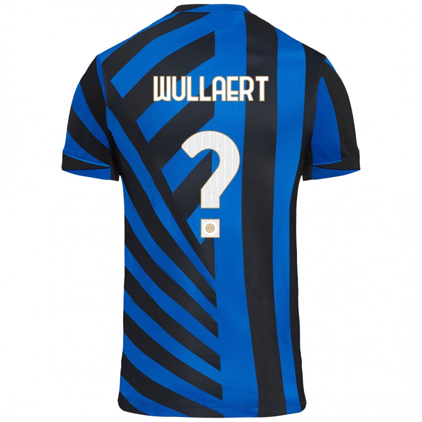 Criança Camisola Tessa Wullaert #0 Azul Preto Principal 2024/25 Camisa Brasil