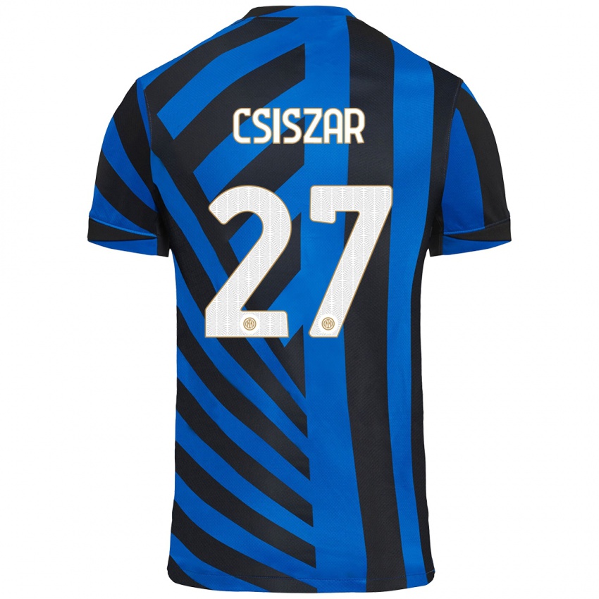 Criança Camisola Henrietta Csiszar #27 Azul Preto Principal 2024/25 Camisa Brasil