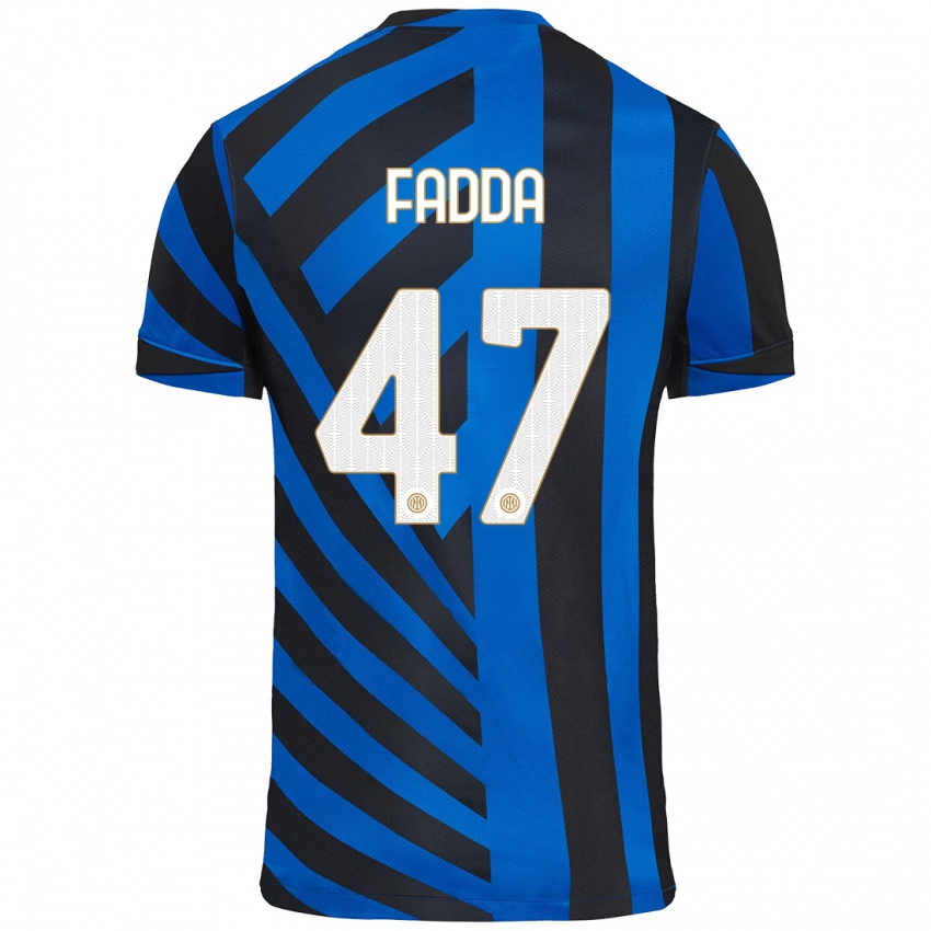 Criança Camisola Paola Fadda #47 Azul Preto Principal 2024/25 Camisa Brasil