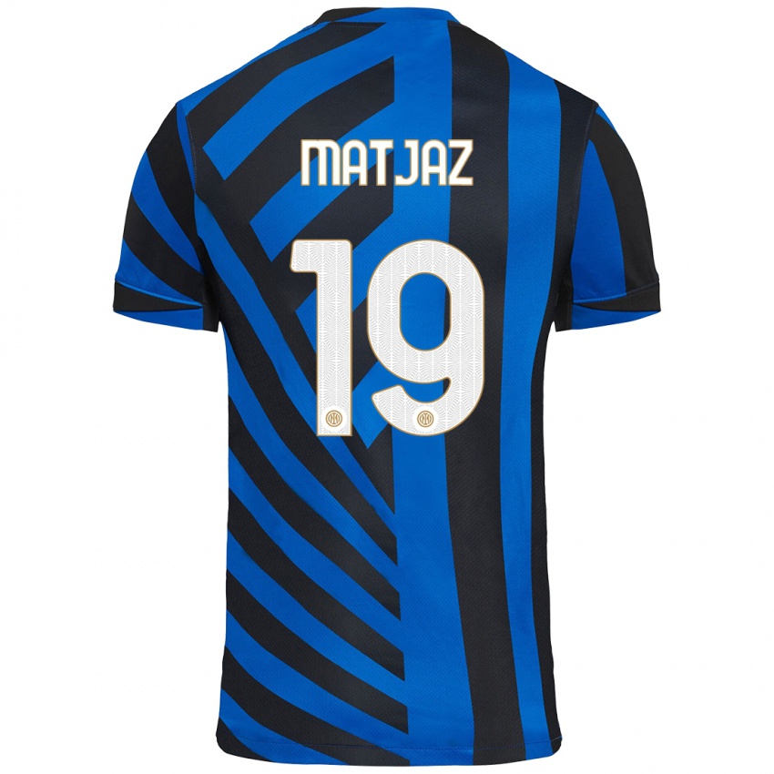 Criança Camisola Samo Matjaz #19 Azul Preto Principal 2024/25 Camisa Brasil