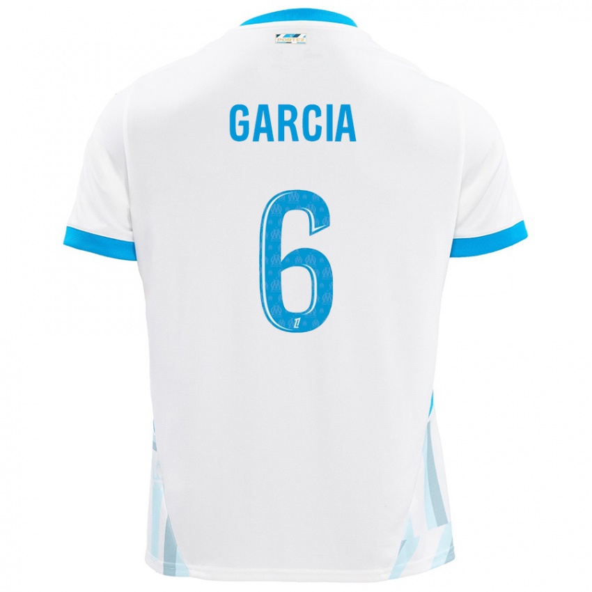 Criança Camisola Ulisses Garcia #6 Céu Branco Azul Principal 2024/25 Camisa Brasil