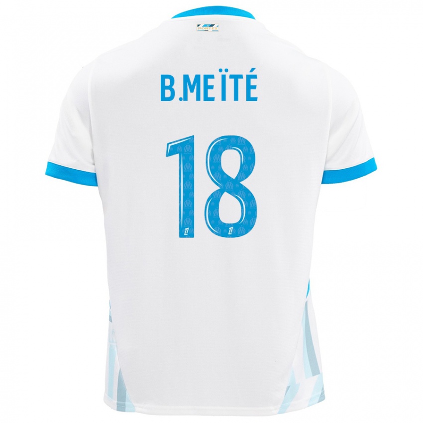 Criança Camisola Bamo Meïté #18 Céu Branco Azul Principal 2024/25 Camisa Brasil