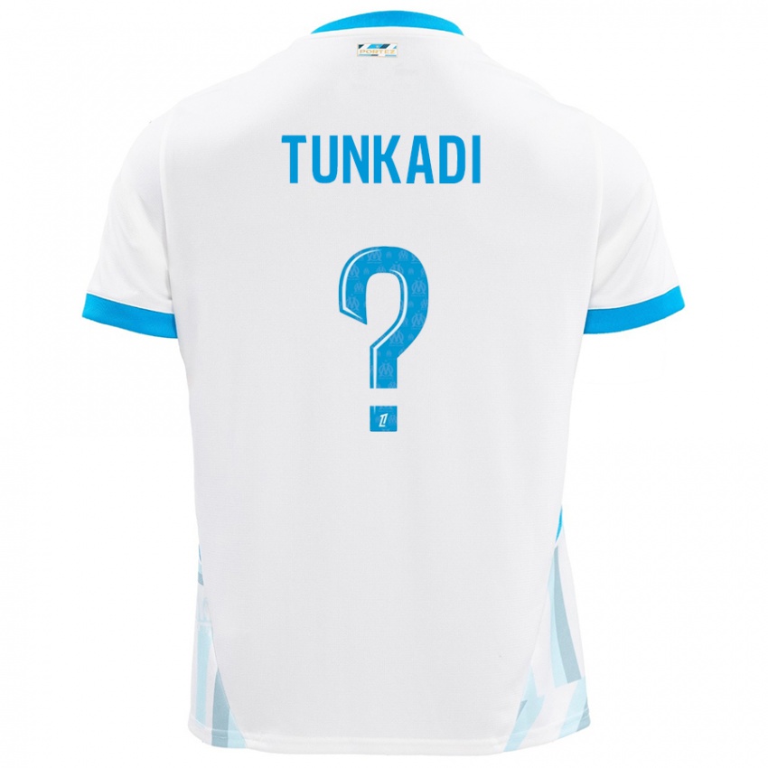 Criança Camisola Alexandre Tunkadi #0 Céu Branco Azul Principal 2024/25 Camisa Brasil