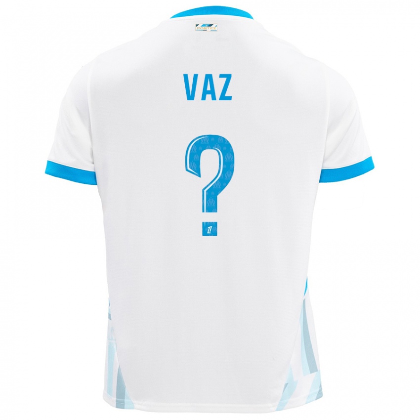 Criança Camisola Robinio Vaz #0 Céu Branco Azul Principal 2024/25 Camisa Brasil