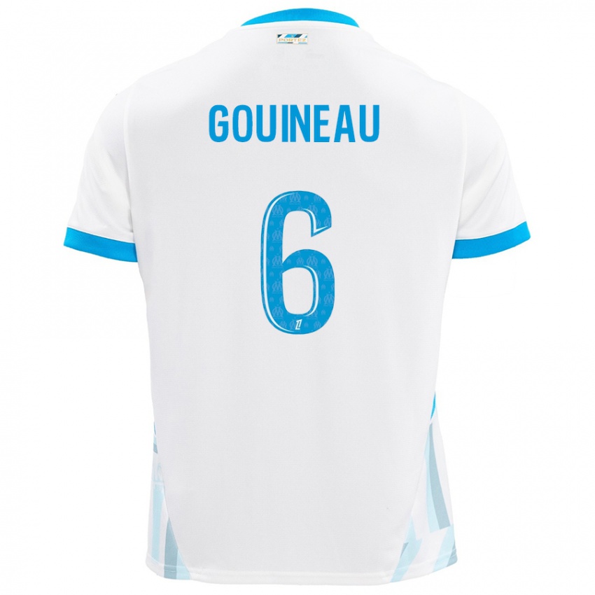 Criança Camisola Coline Gouineau #6 Céu Branco Azul Principal 2024/25 Camisa Brasil